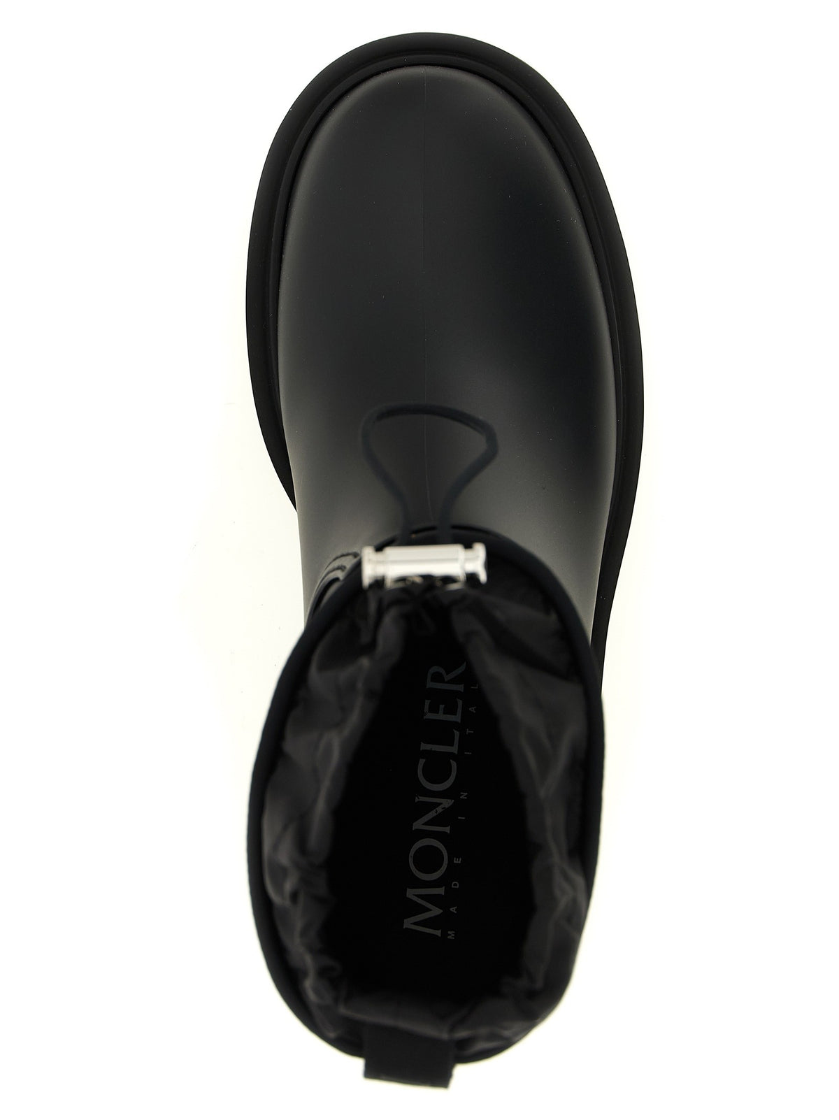 Moncler Women's Kickstream Pvc Rain Boots Black, view 4