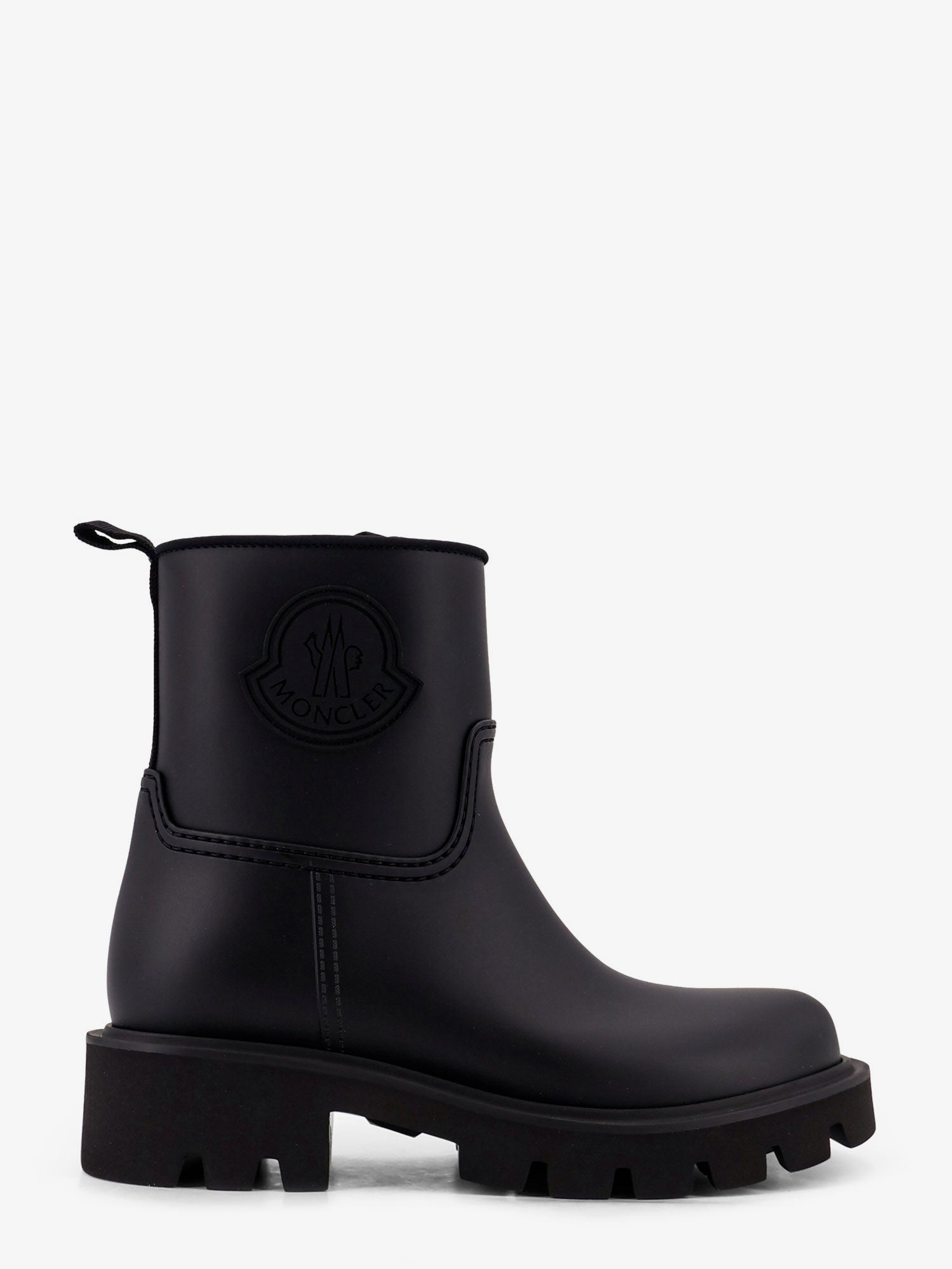 Moncler Women's Kickstream Rubber Rainboots Black