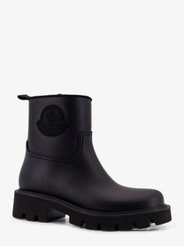 Moncler Women's Kickstream Rubber Rainboots Black