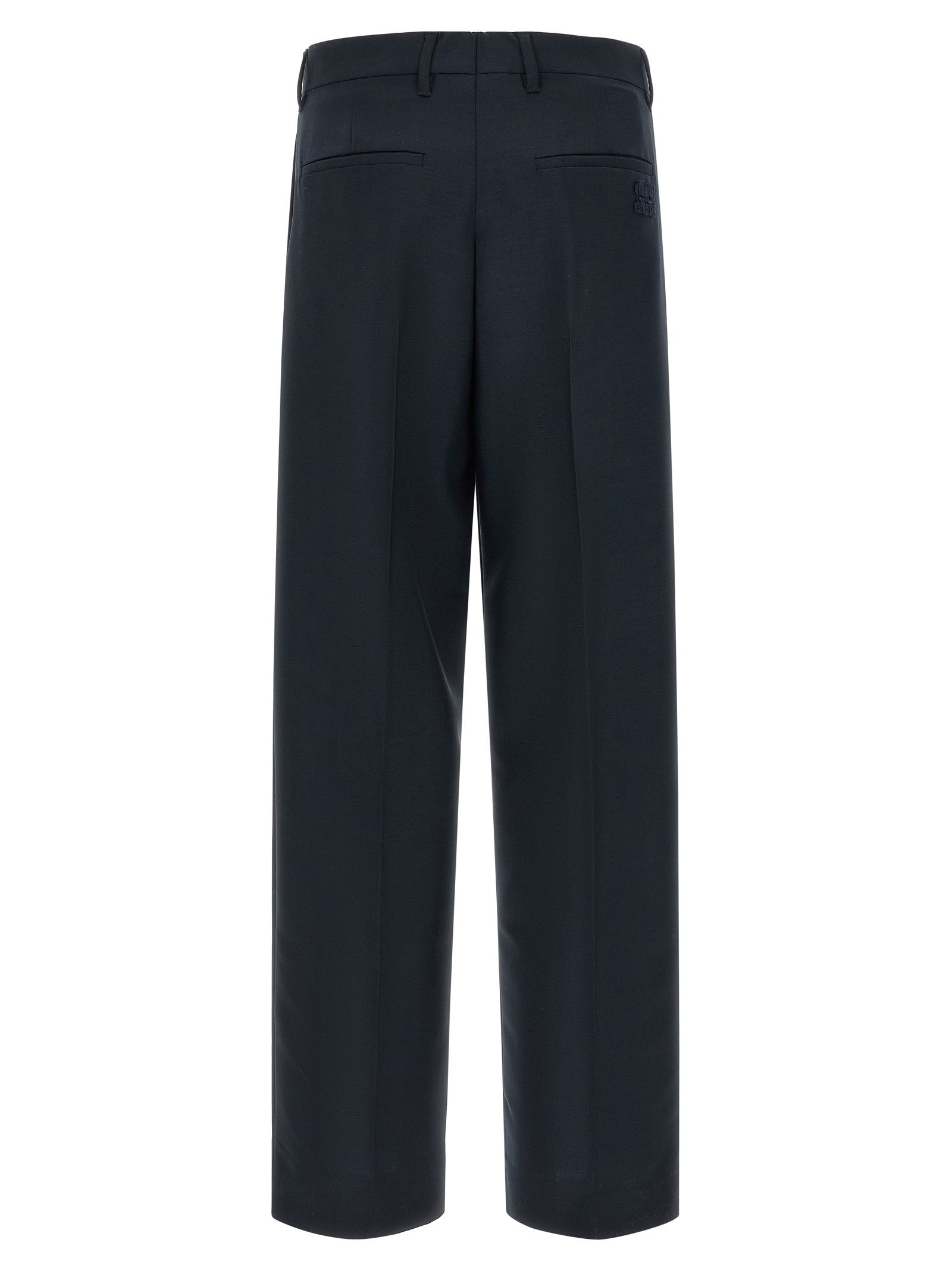 Miu Miu Kid Mohair Pants Blue