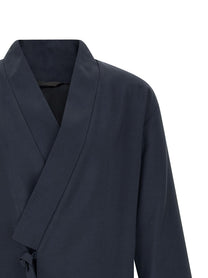 Kenzo Kimono Blazer Blue