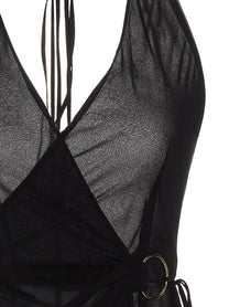 Louisa Ballou King Tide Dress Black, view 3