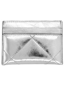 Tory Burch Women's Kira Card Holder Silver