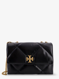 Tory Burch Women's Kira Diamond Quilt Convertible Leather Crossbody Bag Black