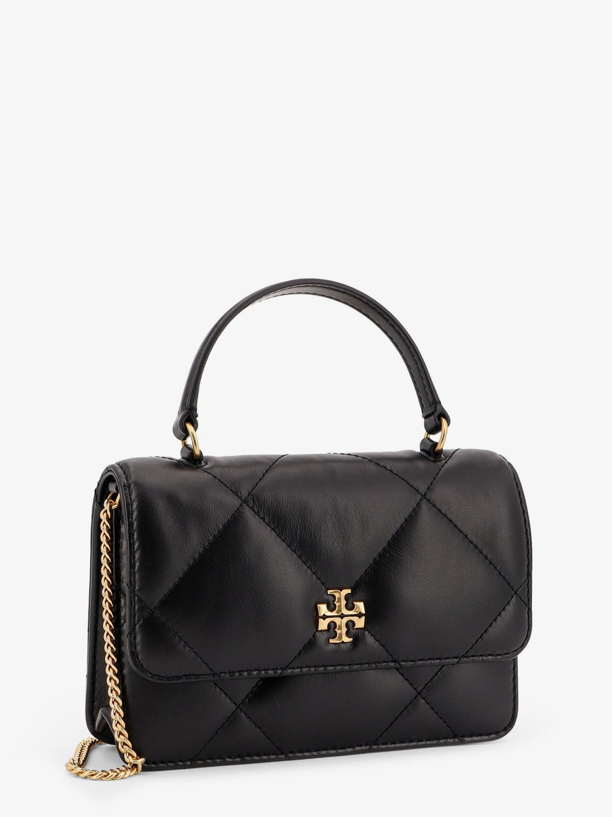 Tory Burch Women's Kira Leather Crossbody Wallet Black