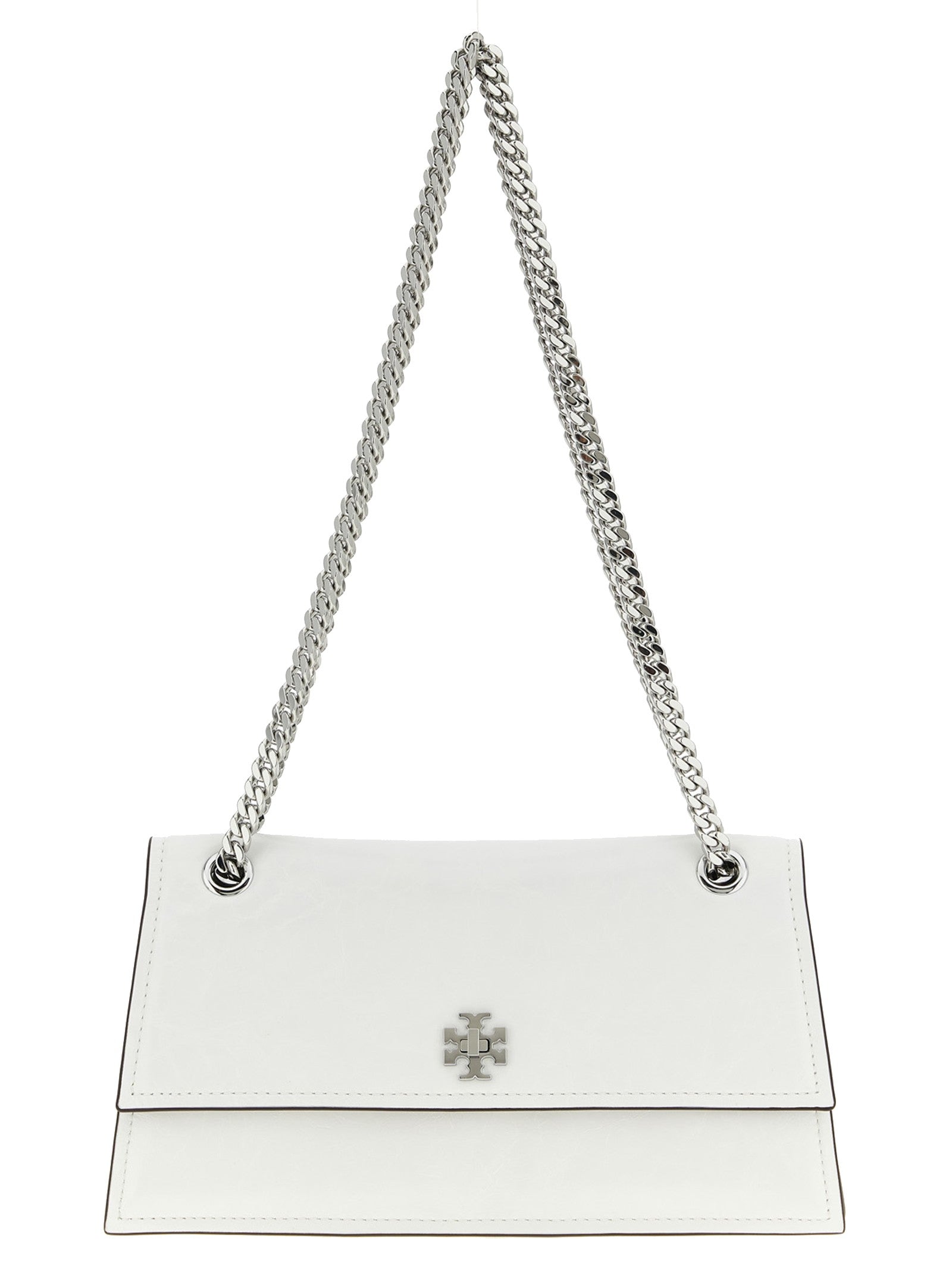 Tory Burch Kira Turnlock Shoulder Bag White