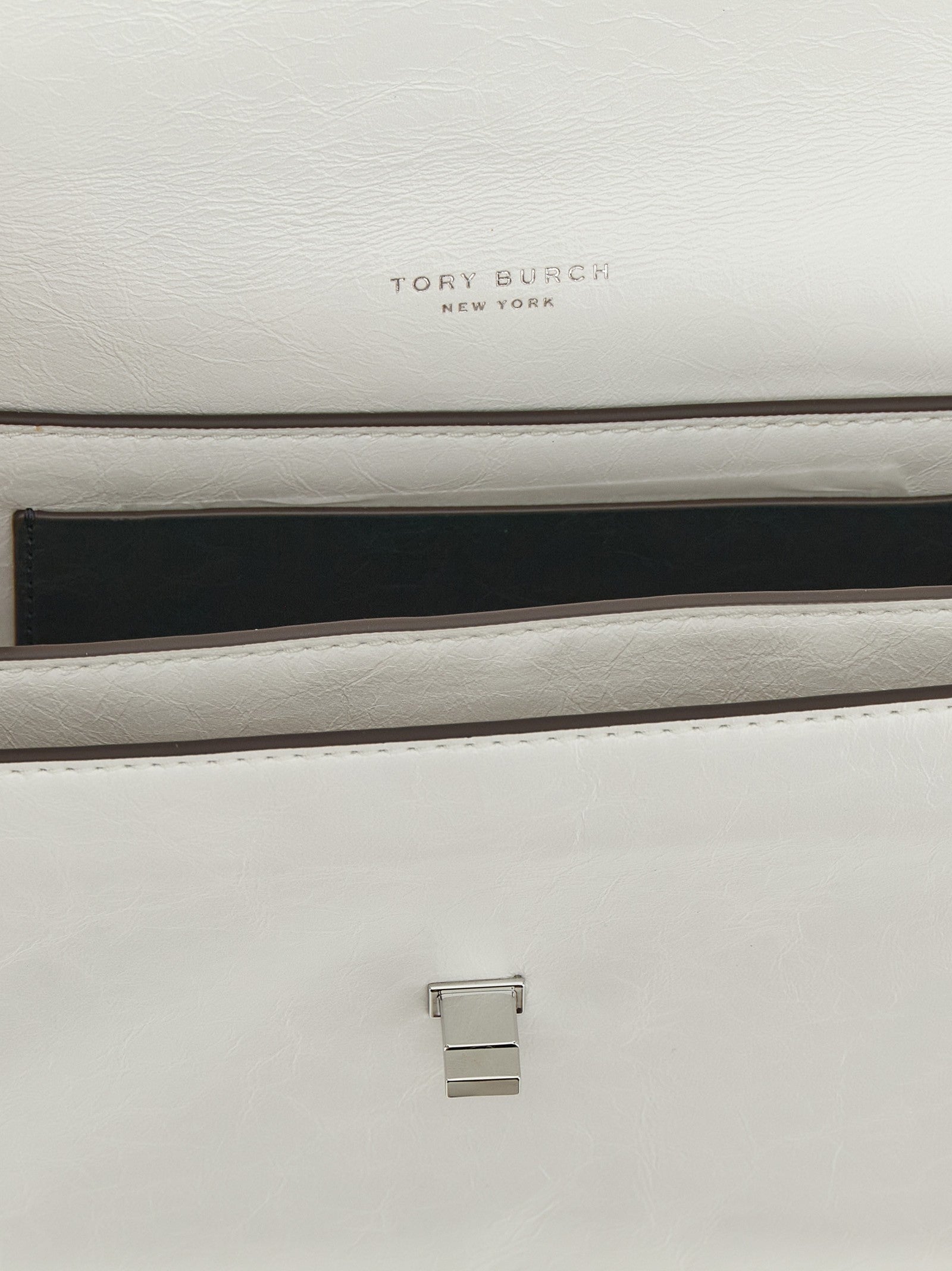 Tory Burch Kira Turnlock Shoulder Bag White