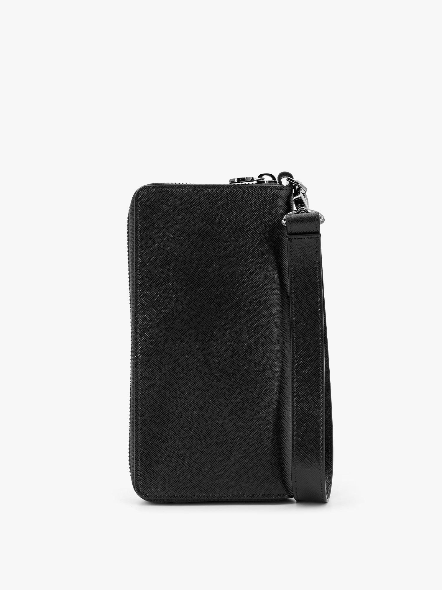 KITON CIRO PAONE - Leather Wallet With Metal Logo - Home->Man->Accessories->Wallets