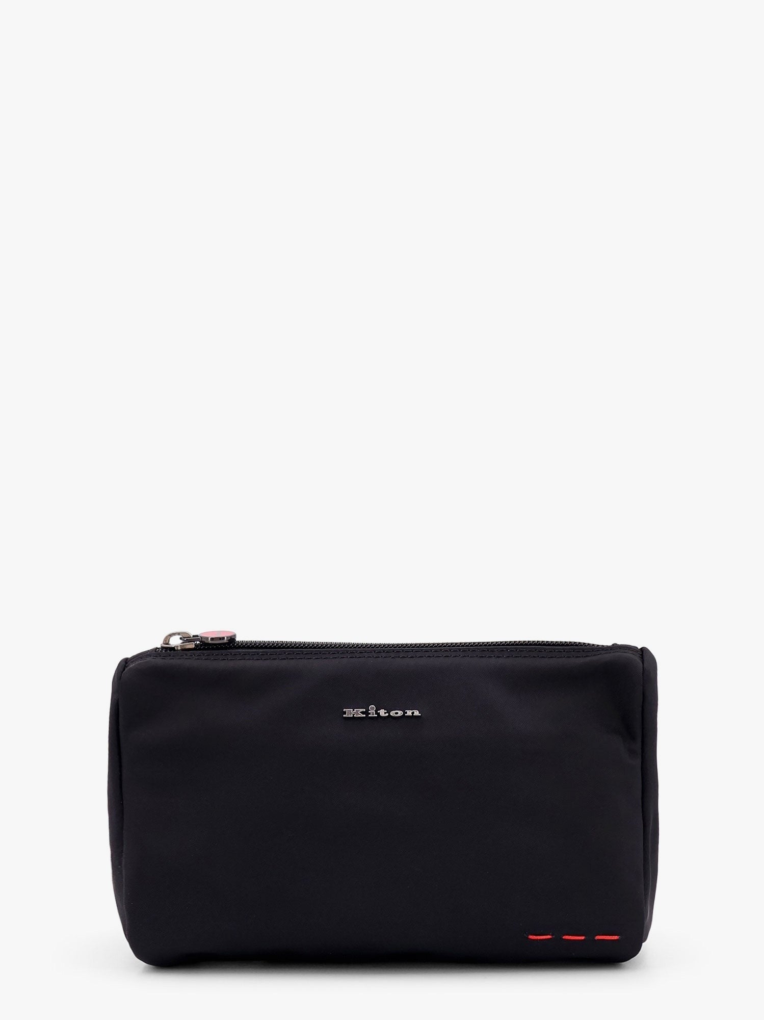 KITON CIRO PAONE - Nylon Beauty Case With Metal Logo - Home->Man->Accessories->Beauty Case