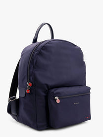 KITON CIRO PAONE - Nylon Backpack With Metal Logo On The Bottom - Men’s Bags