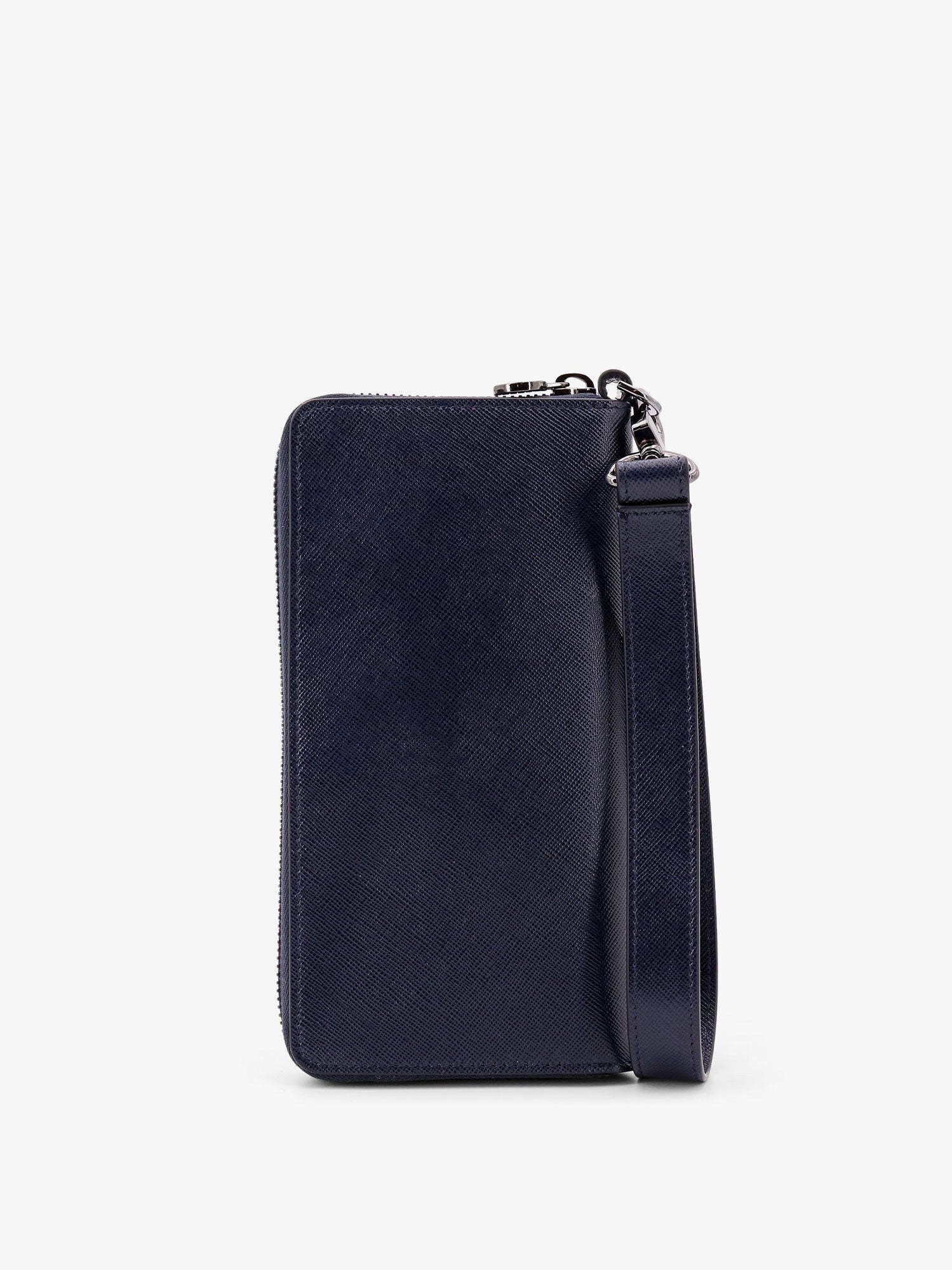 KITON CIRO PAONE - Leather Wallet With Metal Logo - Home->Man->Accessories->Wallets
