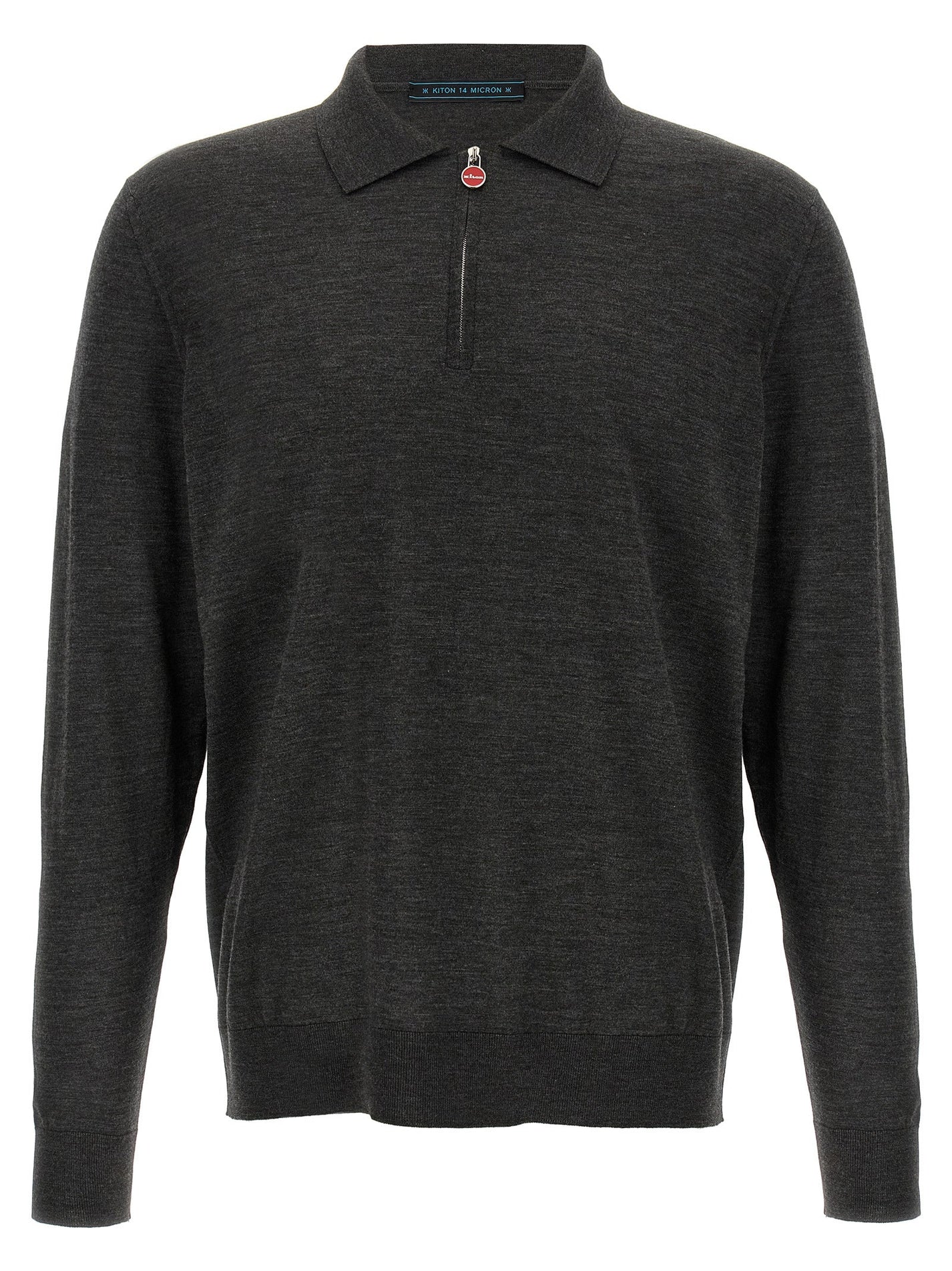 KITON - KITON - Halfzip polo shirt - Men’s Tops