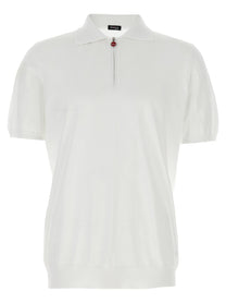 KITON - KITON - Honeycomb polo shirt - Men’s Tops
