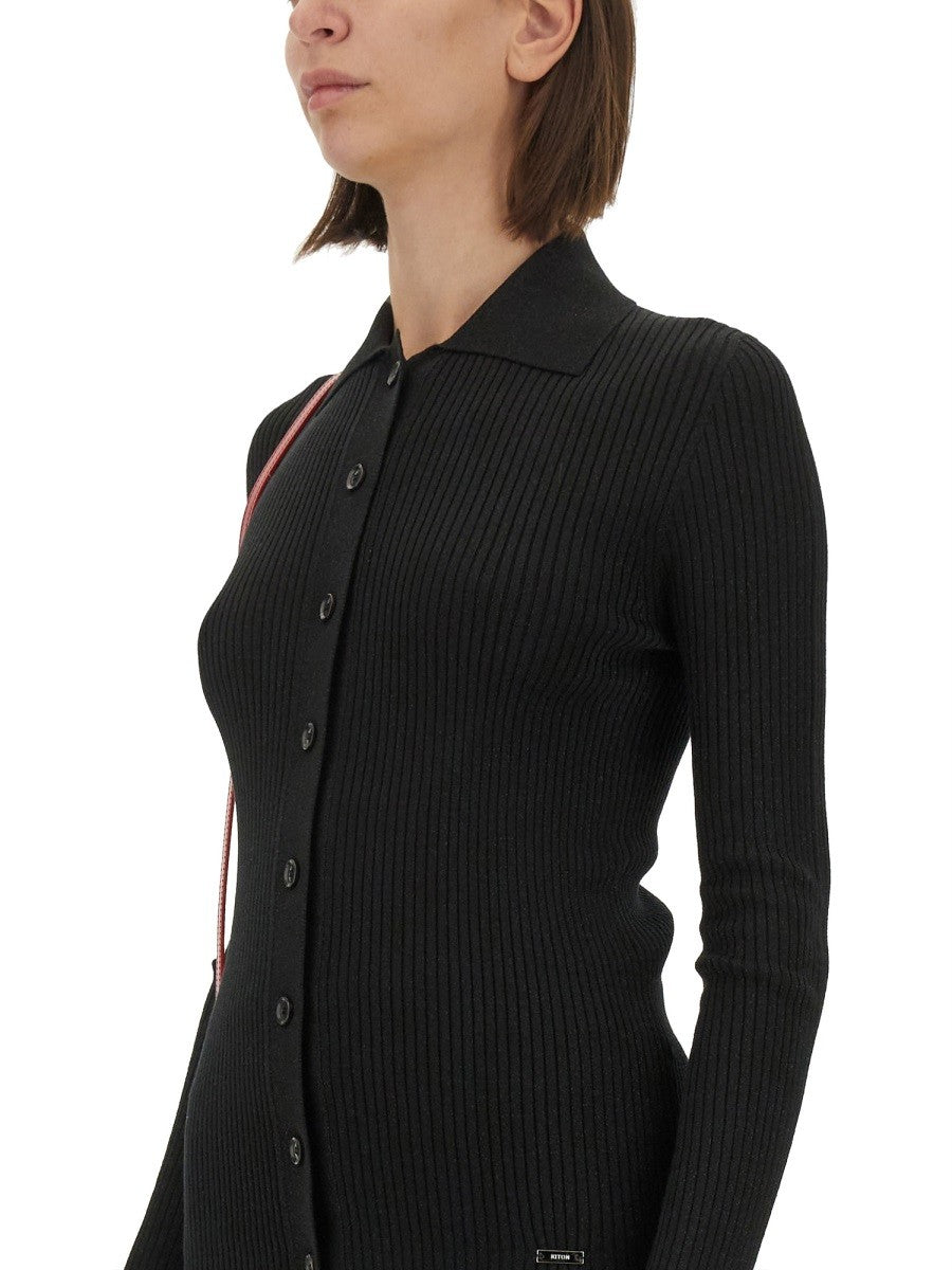 KITON - Kiton Ribbed Sweater. - Woman-&gt;Clothing-&gt;Sweaters