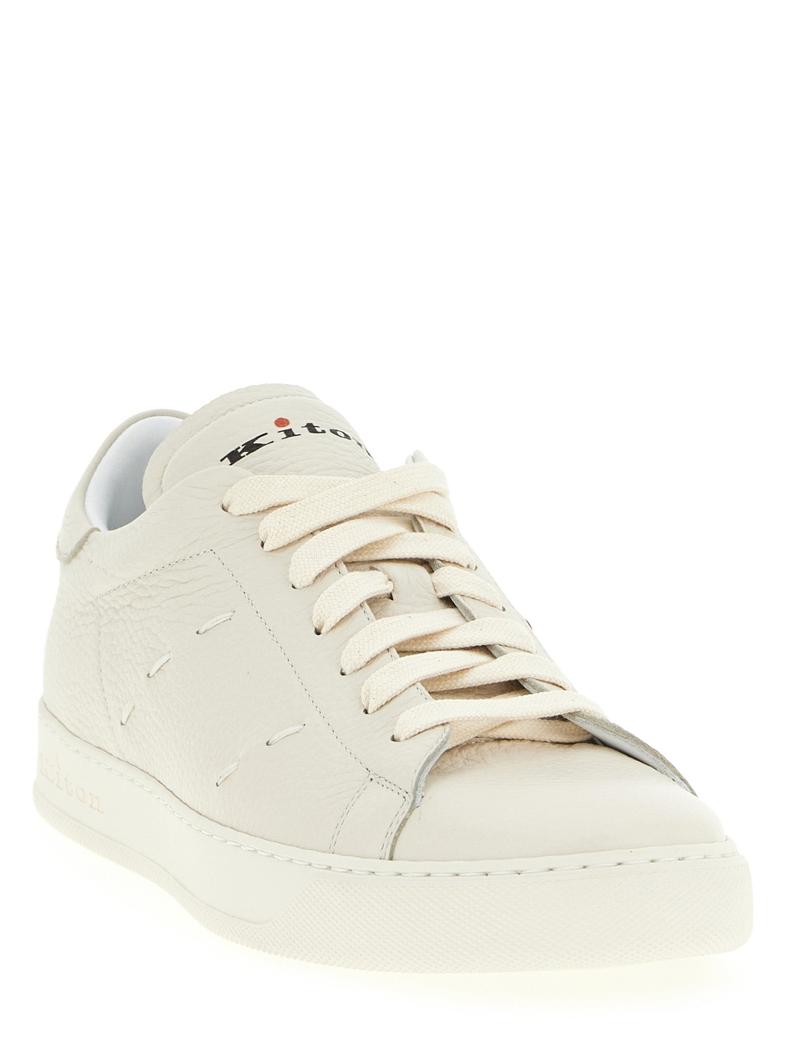 KITON - KITON - Leather sneakers - Men’s Shoes