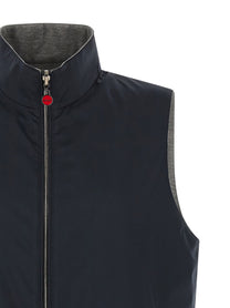 KITON - KITON - Double face nylon vest - Men’s Outerwear