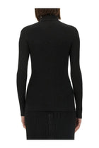Kiton Women's Ribbed Sweater Black, view 3