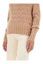 Kiton Women's Turtleneck Shirt Brown, view 4