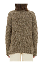 Kiton Women's Wool Jersey Brown, view 3