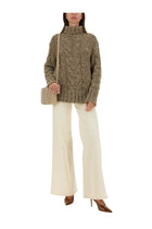 Kiton Women's Wool Jersey Brown, view 2