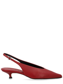 Aeyde Women's Kitten Shoes Red