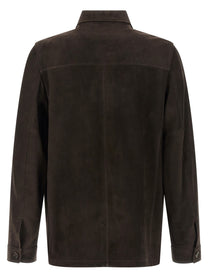 MooRER Klaus Overshirt Brown