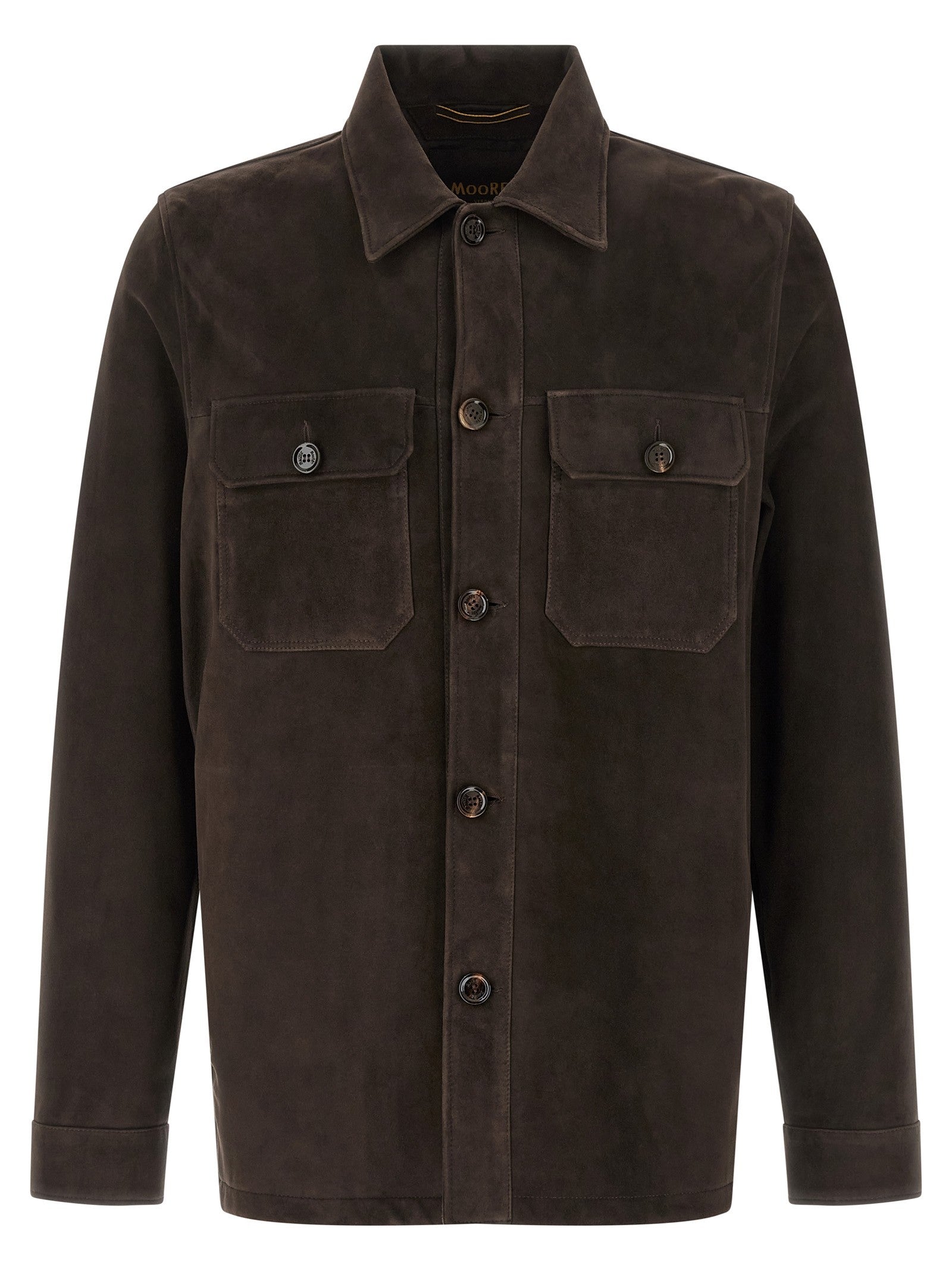 MooRER Klaus Overshirt Brown