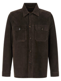 MooRER Klaus Overshirt Brown