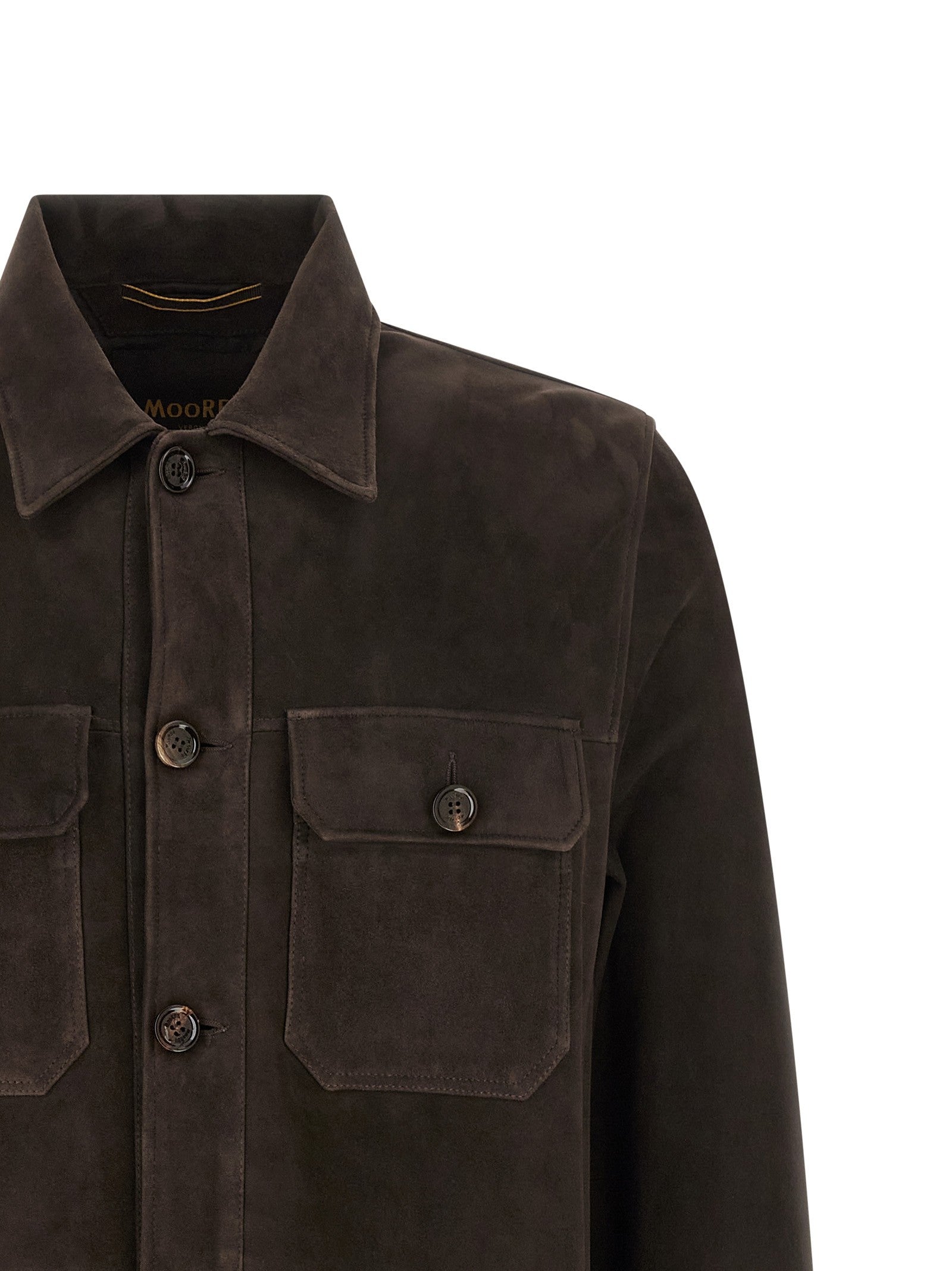 MooRER Klaus Overshirt Brown