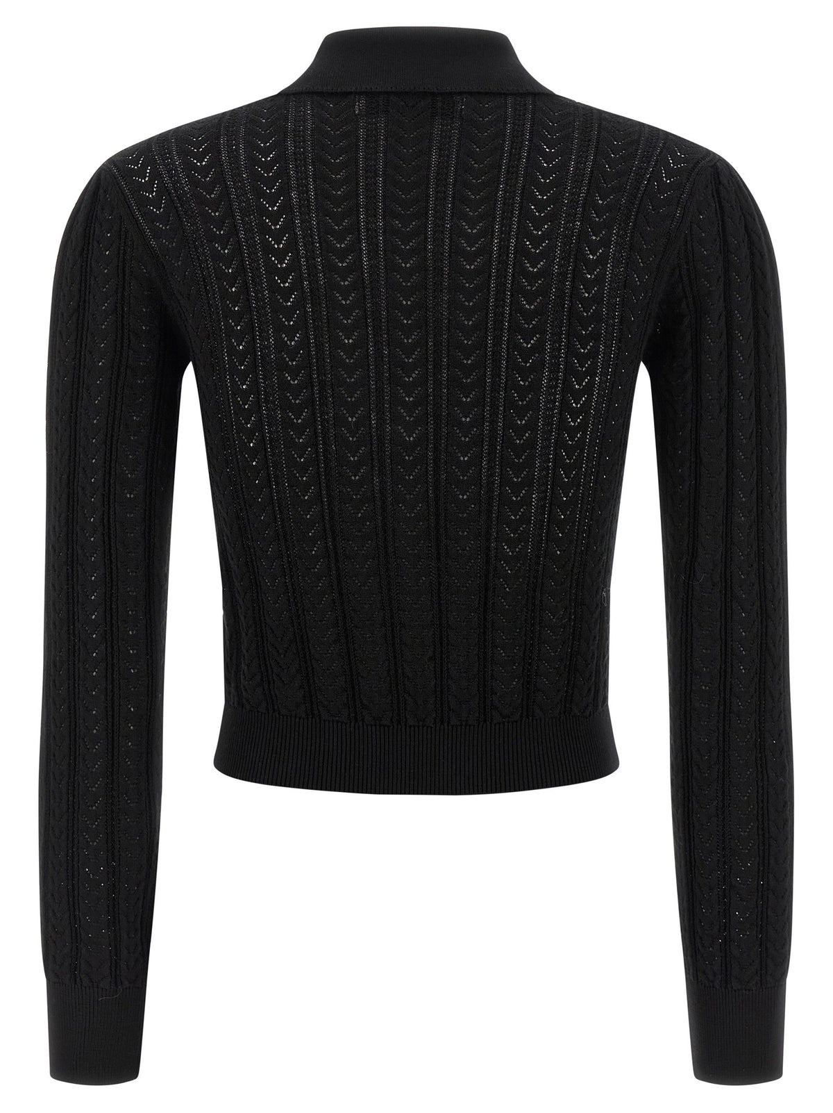 Alessandra Rich Knit Cardigan Black