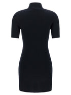 Miu Miu Knit Mini Dress Blue, view 2