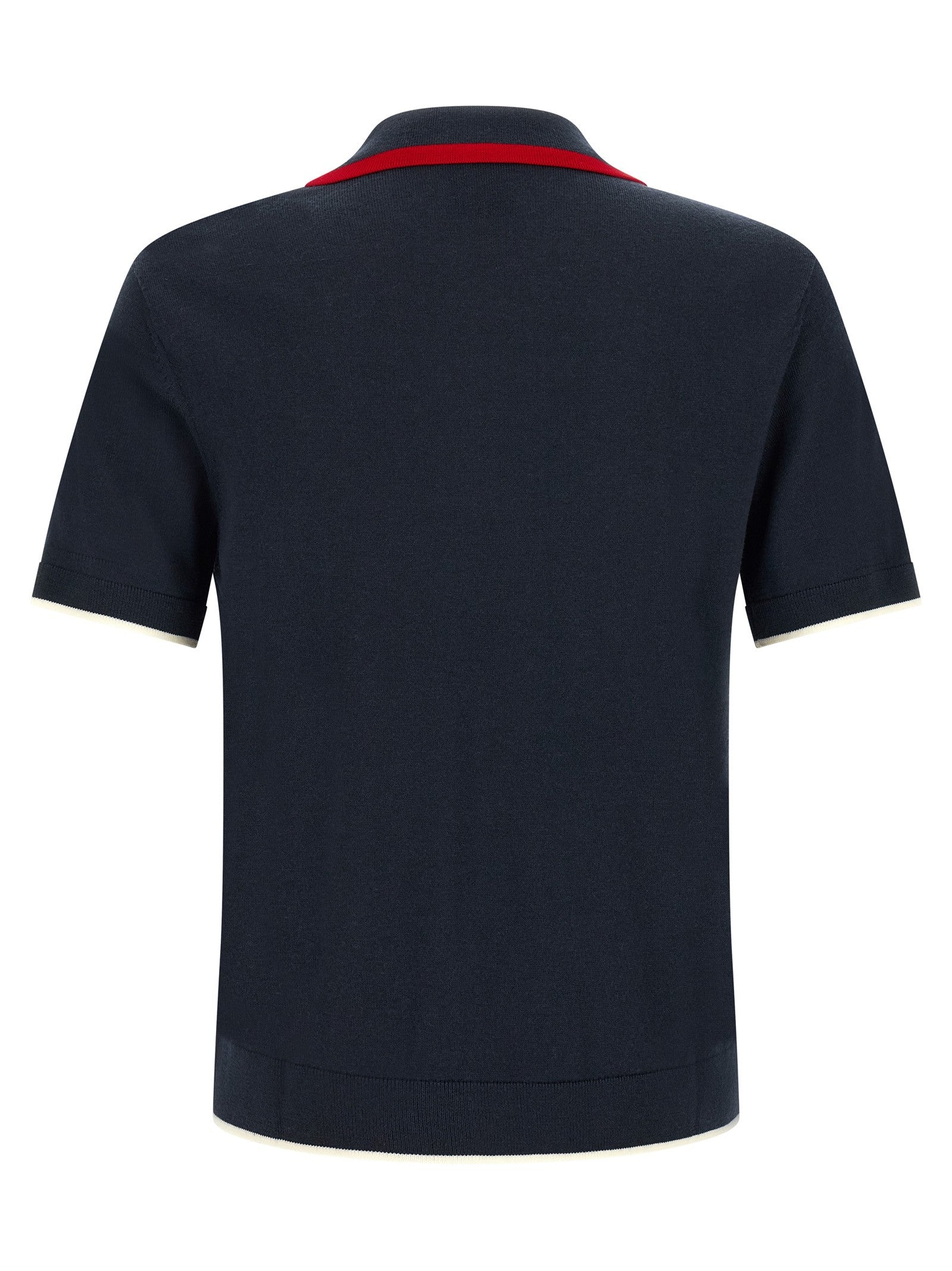 Casablanca Knit Polo Shirt Blue