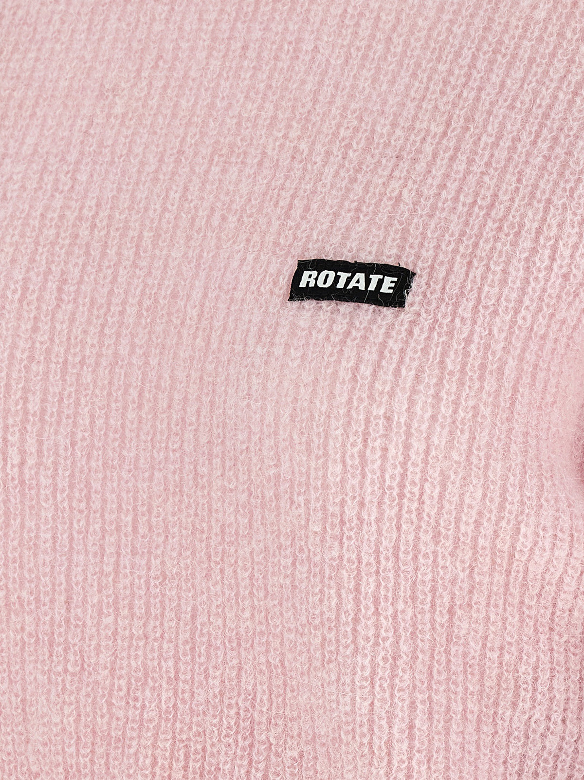 ROTATE Birger Christensen Knit Puff Sweater Blue, view 4