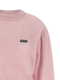 ROTATE Birger Christensen Knit Puff Sweater Blue