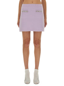 self-portrait Women's Knit Skirt Purple