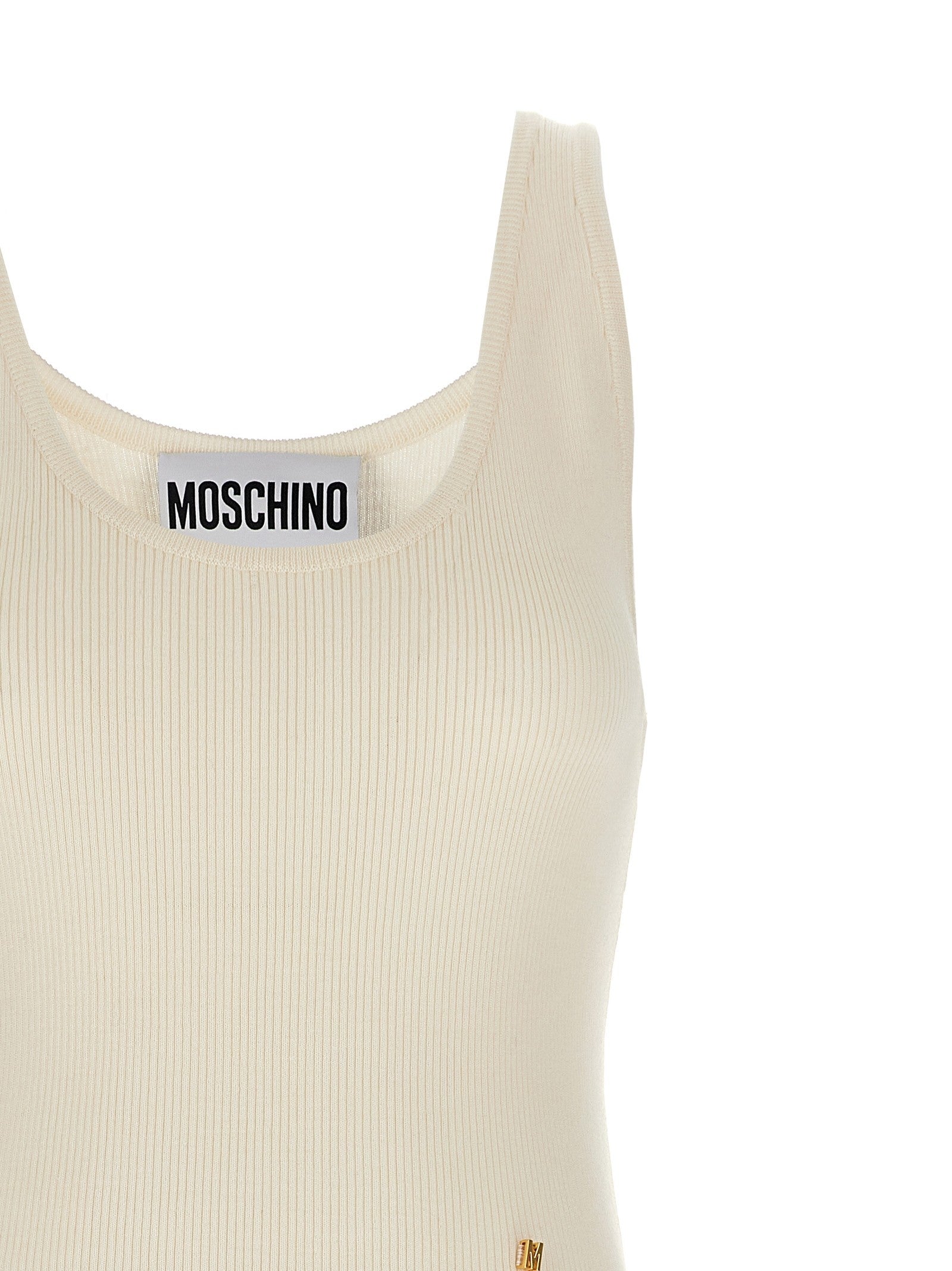 Moschino Knit Top White