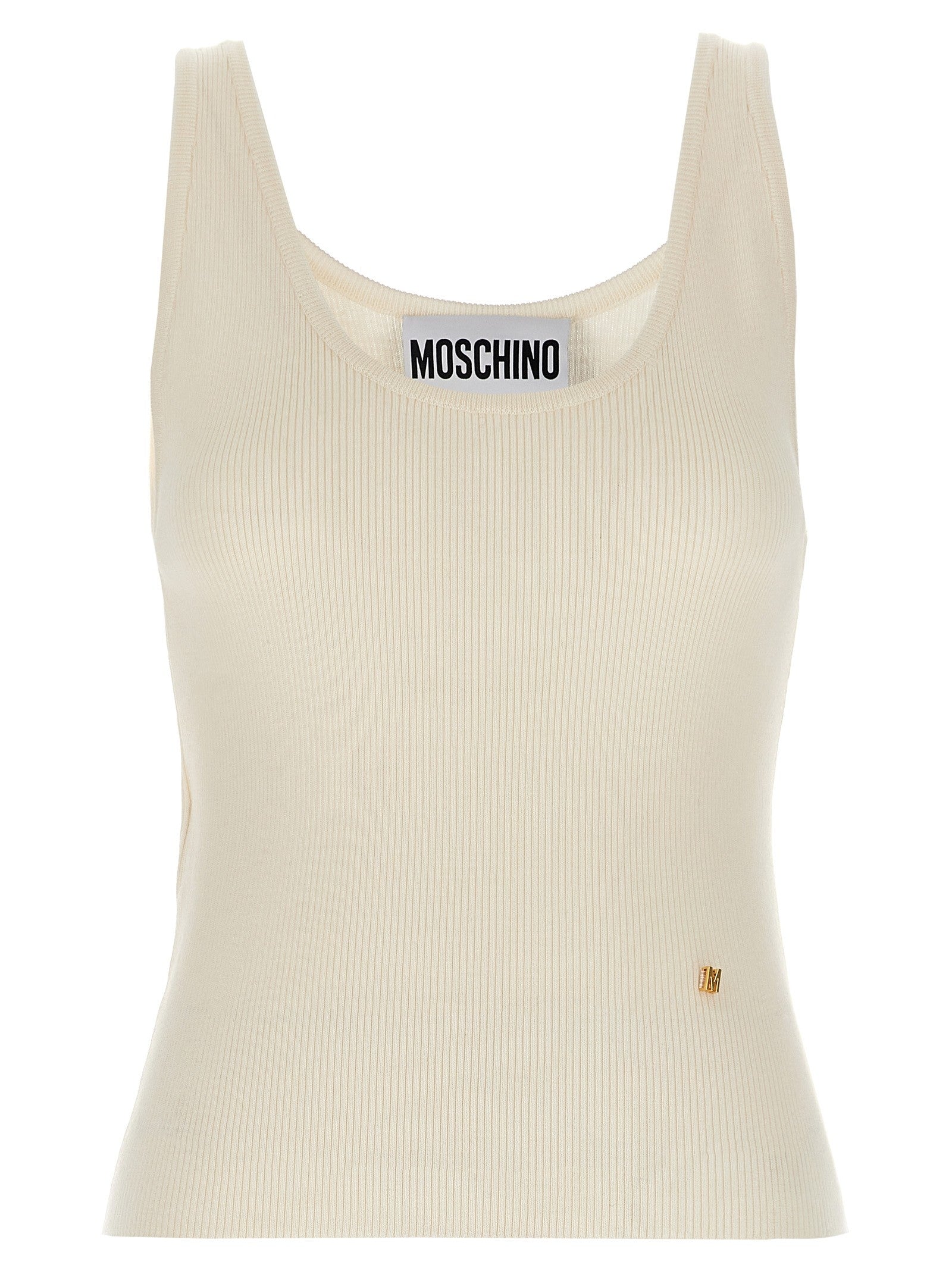 Moschino Knit Top White