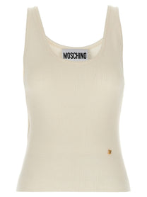 Moschino Knit Top White