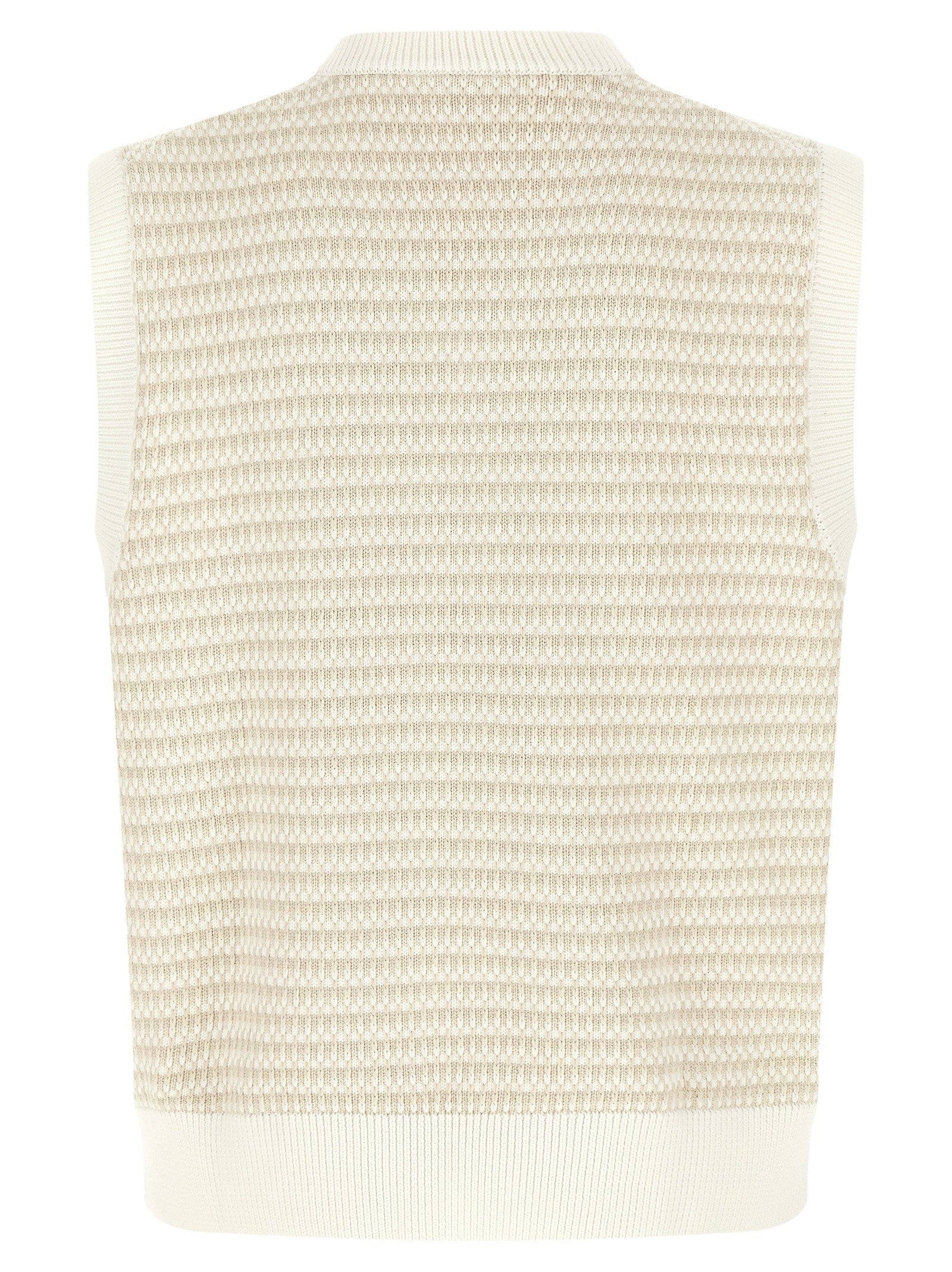 Lacoste Knit Vest Beige