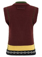Marni Knit Vest Red, view 2