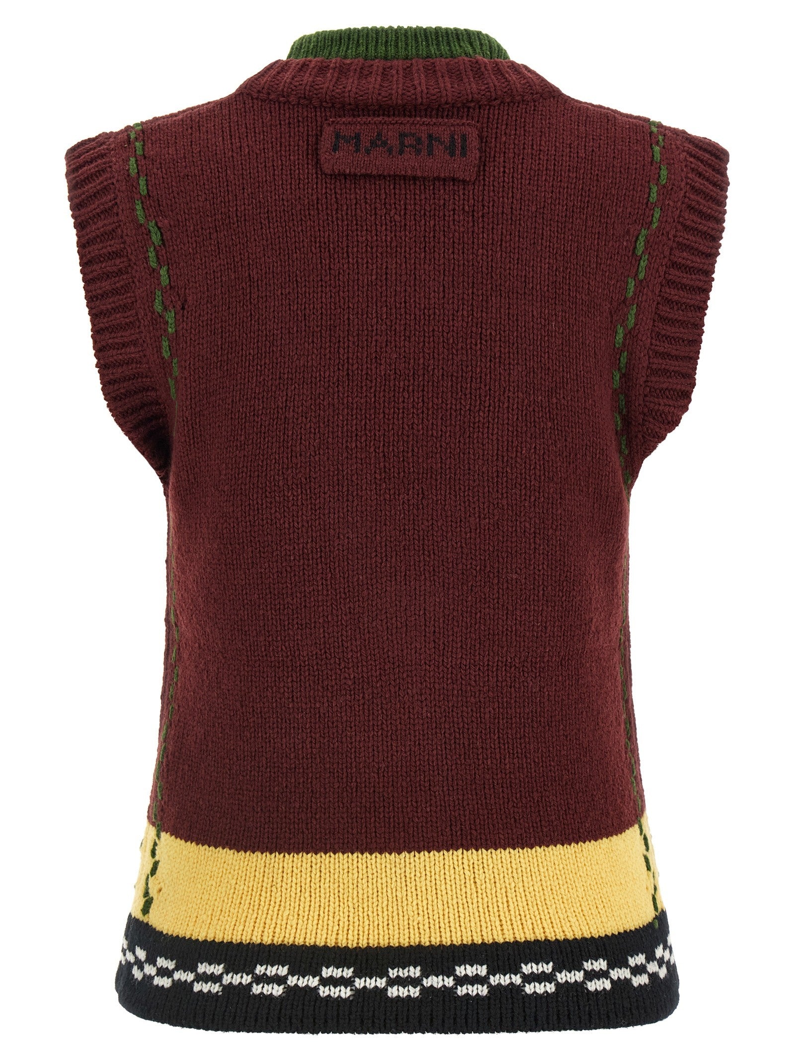 Marni Knit Vest Red