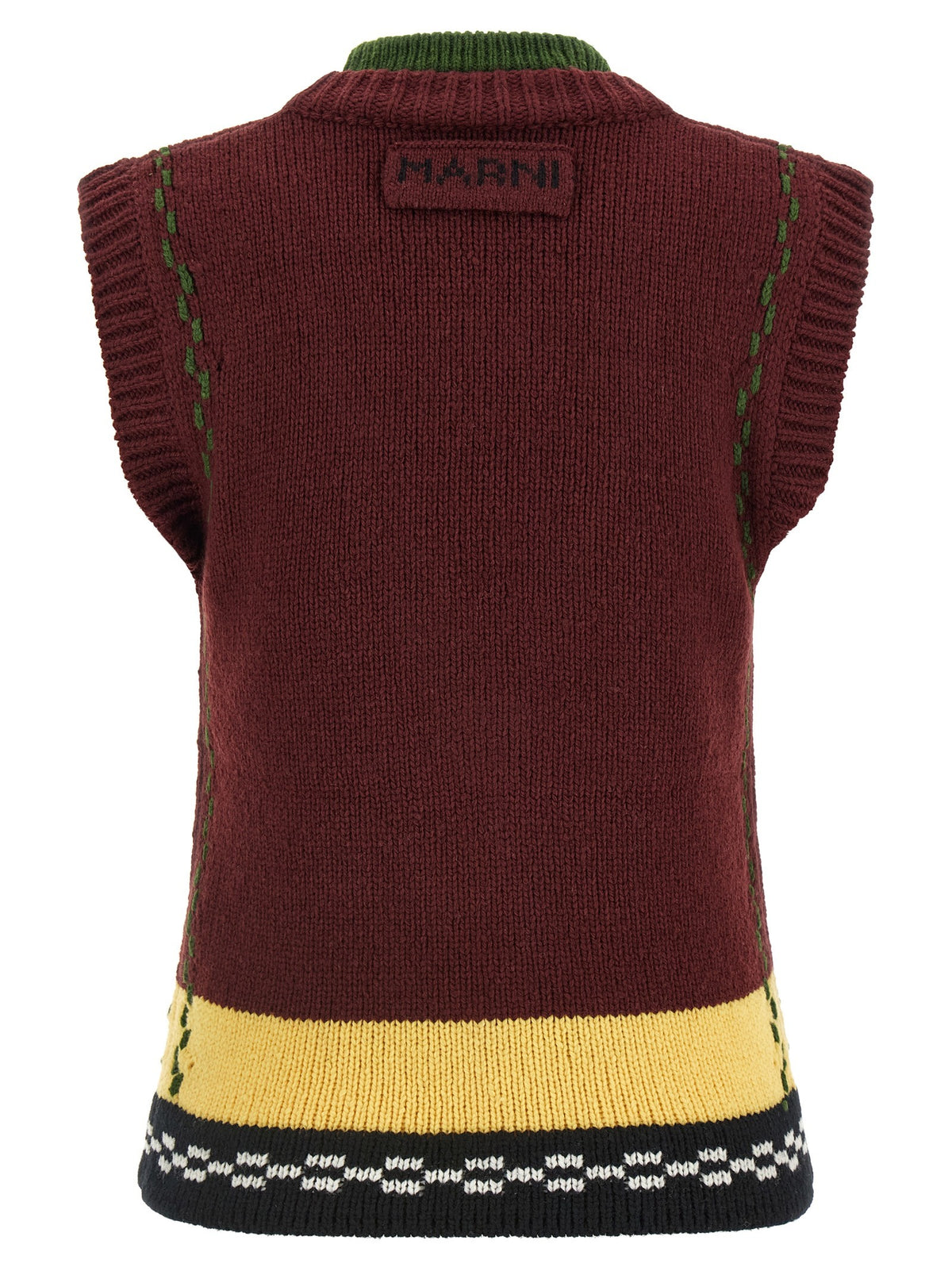 Marni Knit Vest Red, view 2