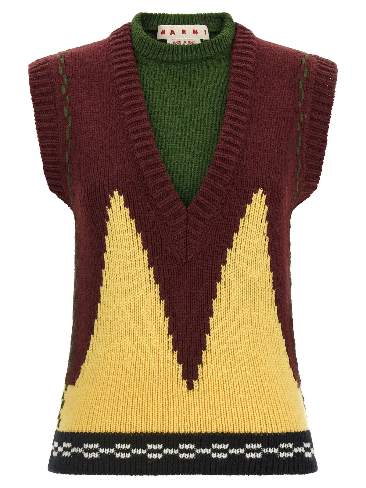 Marni Knit Vest Red