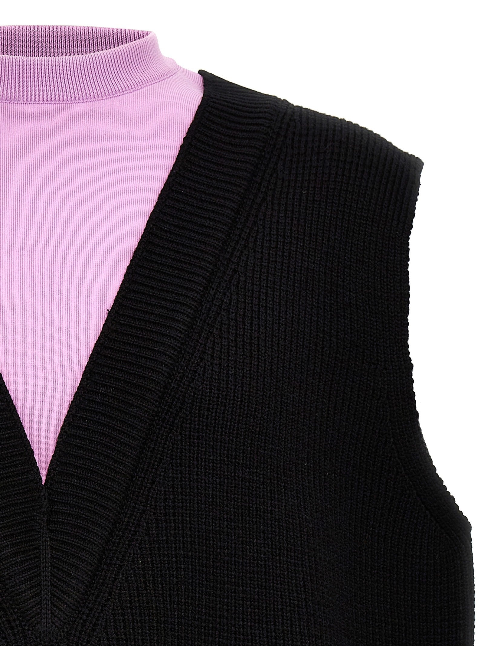 Jil Sander Knit Vest Gold