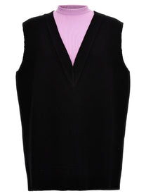 Jil Sander Knit Vest Gold