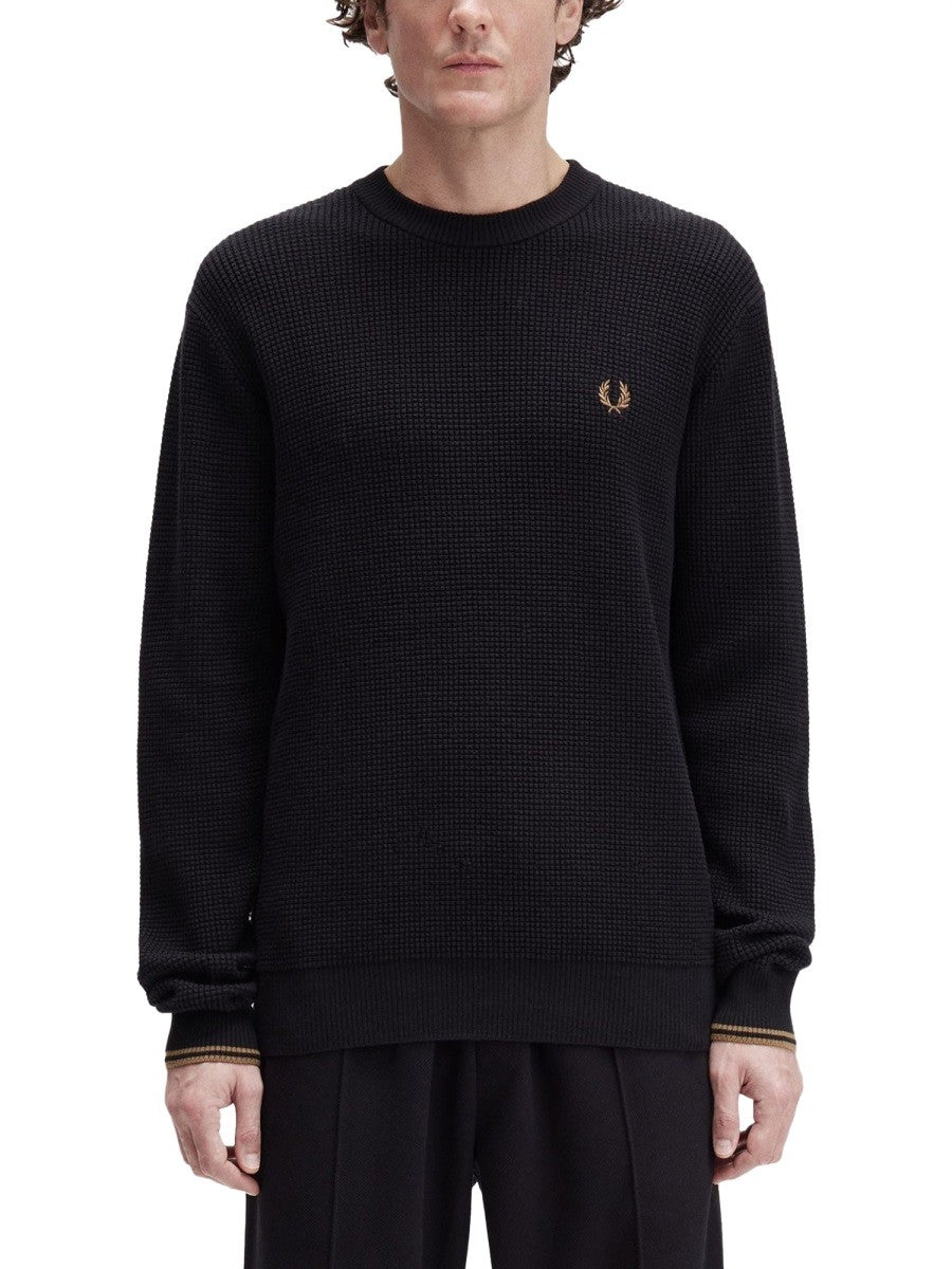 Fred Perry Men's Knit Black