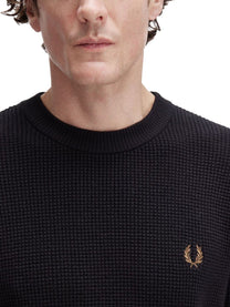 Fred Perry Men's Knit Black, view 3