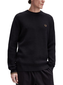 Fred Perry Men's Knit Black, view 2