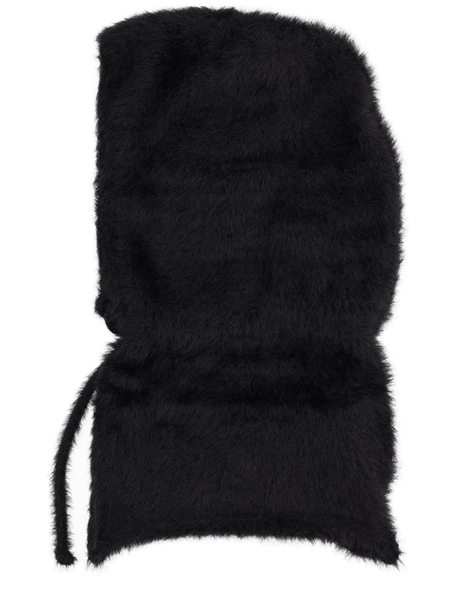 MSGM Women's Knitted Balaclava Black, view 2