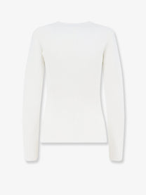 Elisabetta Franchi Women's Knitted Blazer White